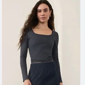 Athleta Signature Ribbed Square Neck